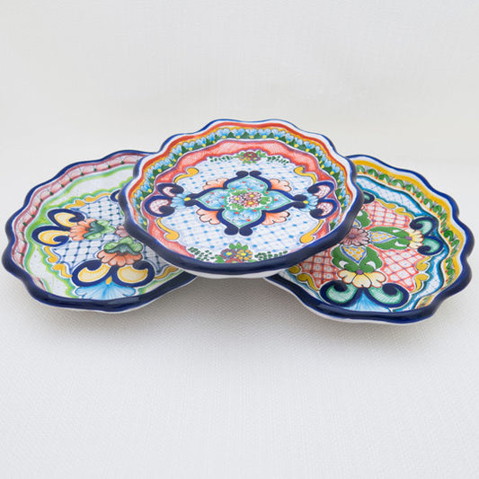 Talavera Scalloped Oval Platter