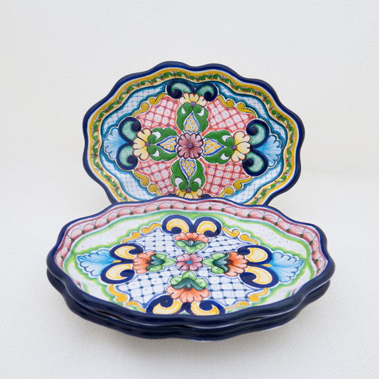 Talavera Scalloped Oval Platter