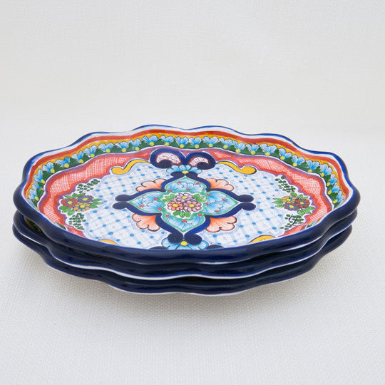 Talavera Scalloped Oval Platter